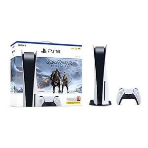 Sony PlayStation 5 825GB God of War Ragnarok Bundle color blanco y negro